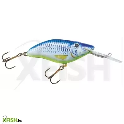 Mistrall Crabuno Diver Wobbler Kék Ezüst Zöld 70mm 12g 1db/csomag