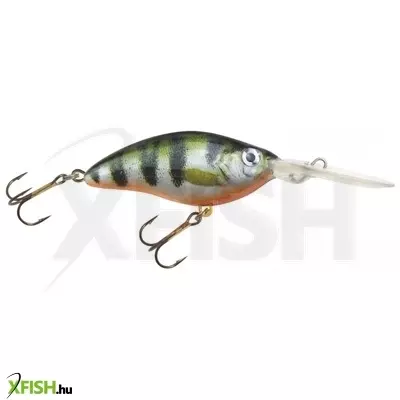 Mistrall Crank Floater Zöld Narancs Fekete Csíkos Wobbler 70mm 15Gr