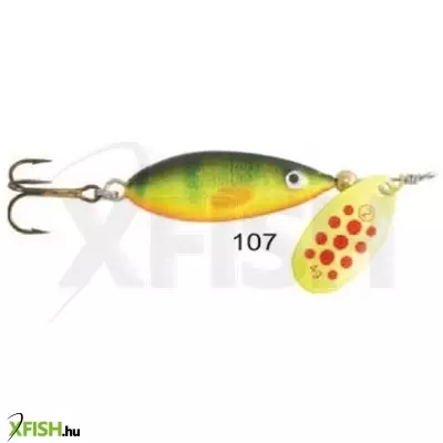 Mistrall Devil Sinker Körforgó Villantó Fekete Zöld Arany 40mm 6g 1db/csomag