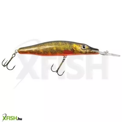 Mistrall Deep Diver Zöld Csuka Mintás Wobbler 100mm 15Gr