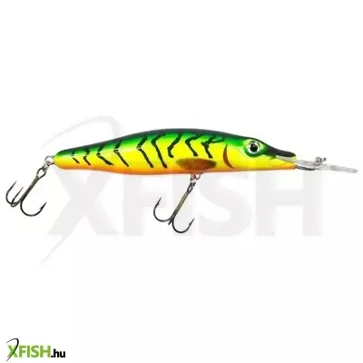 Mistrall Deep Diver Zöld Sárga Csíkos Wobbler 130mm 27Gr