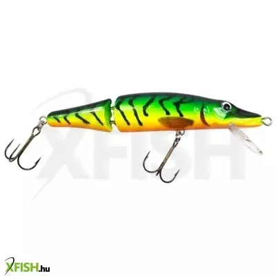 Mistrall Jointed Floater Zöld Sárga Csíkos Wobbler 130mm 21Gr