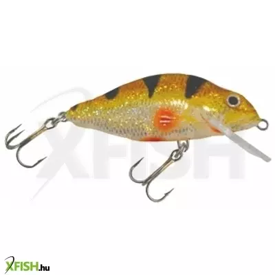 Mistrall Perch Floater Sárga Fekete Csíkos Wobbler 90mm 20Gr