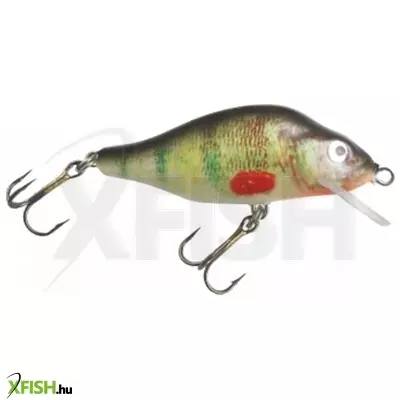 Mistrall Perch Floater Fekete Sárga Csíkos Wobbler 50mm 6Gr