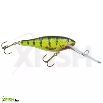 Mistrall Shad Diver Zöld Sárga Csíkos Wobbler 60mm 8Gr