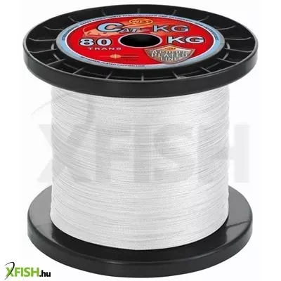 Wft Cat Harcsázó Fonott Zsinór 70Kg 300M 0,55 Trans Fehér