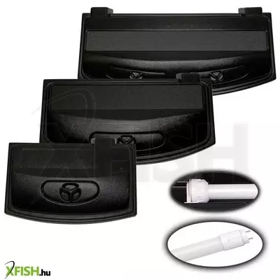 Wiwal akvárium tető íves 120x40cm - 2x15w t8-led beépített világítással