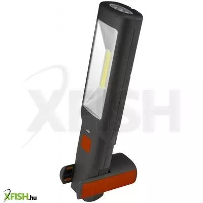Home wl 3w+7l LED szerelőlámpa, 3 W cob led, 7 fehér led, abs, 3 üzemmód, 1800 mah, mágneses, kampós, kihajtható