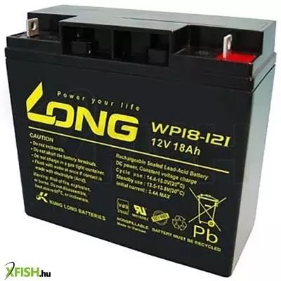 Long Wp1812i ólom akkumulátor 12V 18Ah 181*76*167 mm