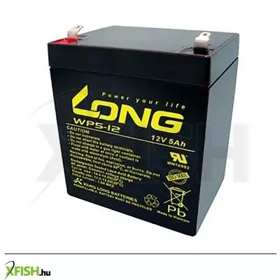 Long Wp5-12 ólom akkumulátor 12V 5Ah 90*70*101 mm