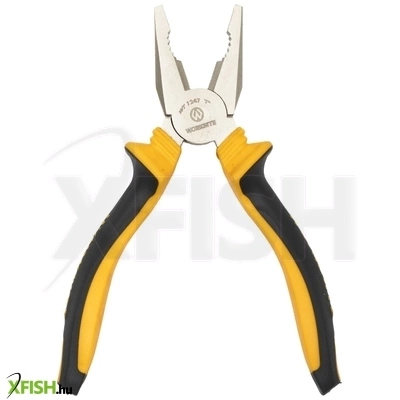 Worksite wt1247 kombinált fogó, 180mm hosszú, cr-v acél alapanyag, professzionális tervezés