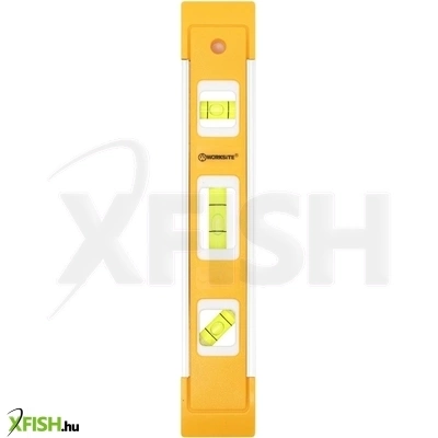 Worksite wt4054 kicsi vízmérték, 230mm, mágneses rögzíthetőség, alumínium profil