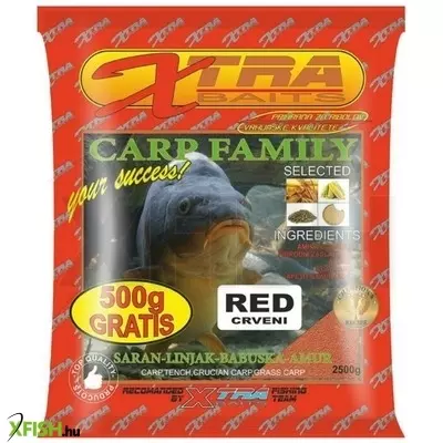 Xtra Baits-Carp Family Red (2,5Kg) Etetőanyag