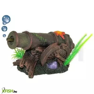 yusee poppy pet ágyú buborékoló akvárium dekoráció - ym-402 yusee (18x12x10cm)