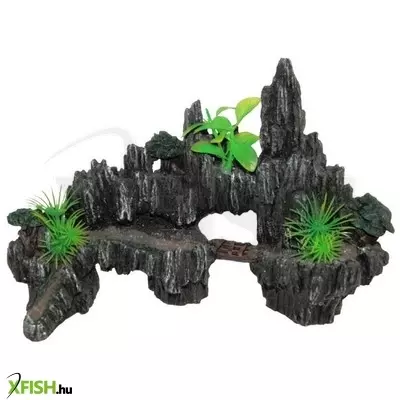 Yusee poppy pet hegyi ösvény akvárium dekoráció - ym-908 yusee (28x14x18cm)