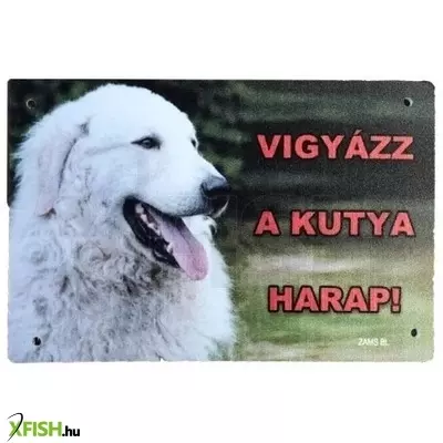 zams kutya harap tábla színes 8x12 (többféle)