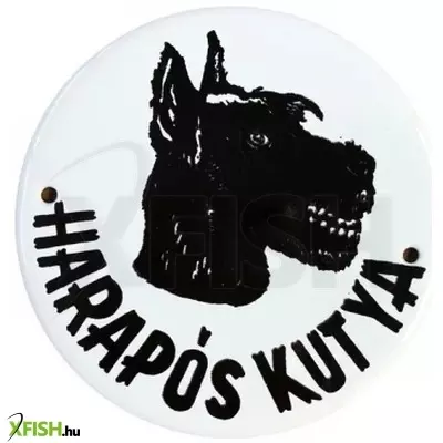 zams kutya harap tábla fém retro 10cm (többféle)