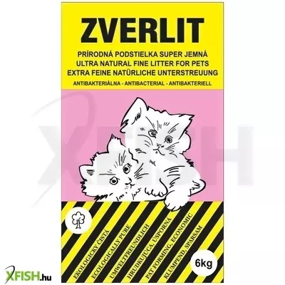 Zverlit macskaalom bentonit 0-1mm rózsaszín 6kg