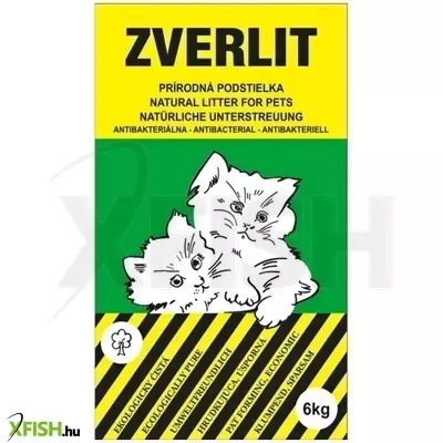 Zverlit macskaalom bentonit 3-4 mm zöld 6kg