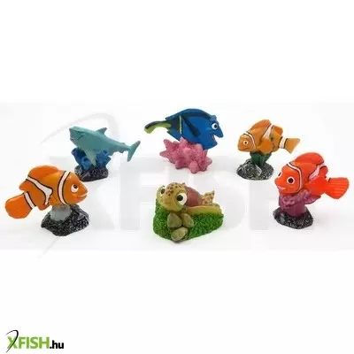 Chicos némó nyomában akvárium dekoráció - zd-1504 (1db - 3,5x3,5x6cm)