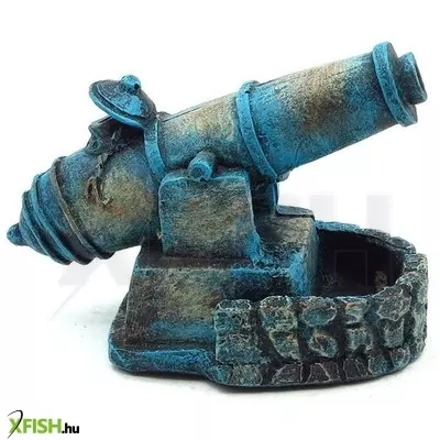 Ágyú akvárium dekoráció - zd-25336 chicos (13x8x10cm)