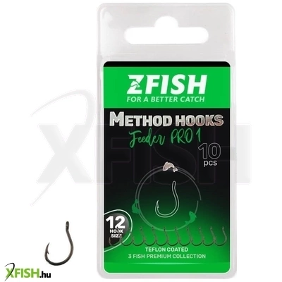 Z Fish Method Feeder Pro1 Horog 12-es 10db/csomag
