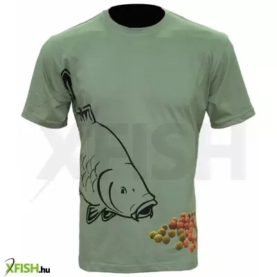 Zfish Boilie T-shirt Olive Green Bojlis Póló xl
