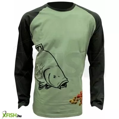 Zfish Boilie T-Shirt Long Sleeve Hosszú Ujjú Bojlis Póló M