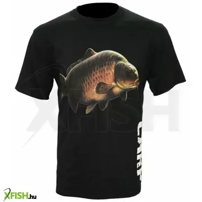 Zfish Carp T-Shirt Black Fekete Póló L