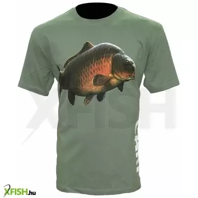 Zfish Carp T-Shirt Olive Green Zöld Póló XXl