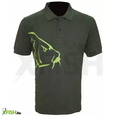 Zfish Carp Polo T-Shirt Olive Green Zöld Póló M