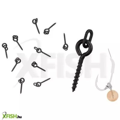 Zfish Bait Screw Oval Ring Csalicsavar Ovális Gyűrűvel 10db/csomag