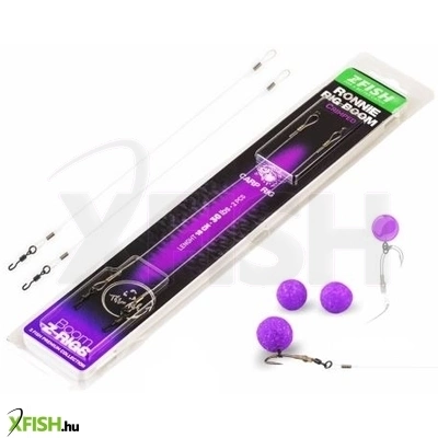 Zfish Crimped Ronnie Rig Előkötött Pontyozó Szerelék 18cm 30Lbs 2db/csomag