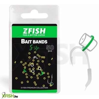 Zfish Micro Bait Bands Csali Gumi S-es 50db/csomag