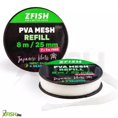 Zfish Pva Pro Refill Pva Háló Utántöltő 8m 25mm