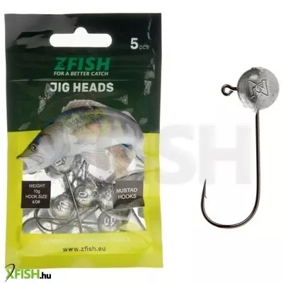 zfish jig head simply jig horog 1-es 1,5g 5db/csomag