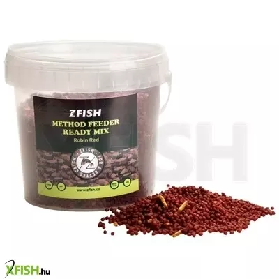 Zfish Method Feeder Ready Mix Method mix kész keverék Robin red 600g