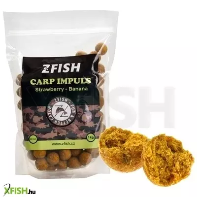 Zfish Carp Impuls Horgász Bojli Eper Banán 1Kg 20mm