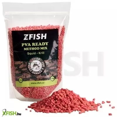 Zfish Pva Ready Method Feeder Pellet Tintahal Rák 1Kg