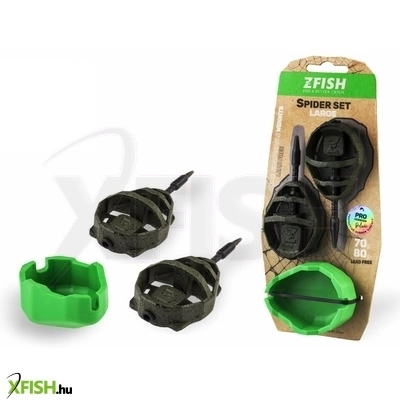 zfish feeder spider large set method kosár szett 70-80g + töltő szerszám