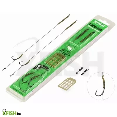 Zfish Curve Shank Carp Rig Előkötött Pontyozó Szerelék 2-es 2db/csomag