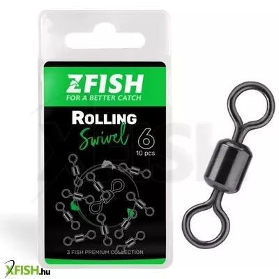 Zfish Rolling Swivel Hengeres Forgó 14-es 18Kg 10db/csomag