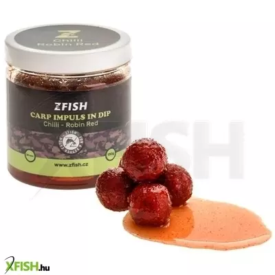 Zfish Carp Impuls Dípelt Horog Bojli Csili Robin Red 150Gr 20mm
