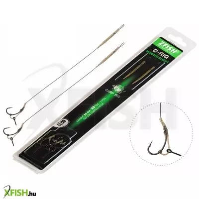 Zfish Monofilament D-Rig Előkötött Bojlis Horog 4-es 2db/csomag