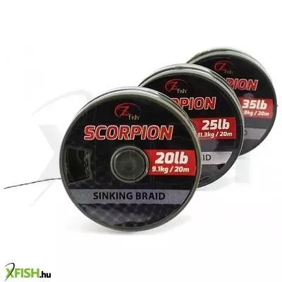 Zfish Scorpion Sinking Braid Fonott előkezsinór 20m 20lb 9kg