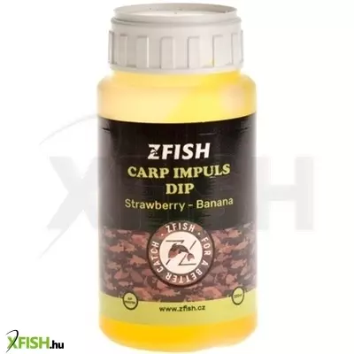 Zfish Dip Carp Impuls Prémium Mártogatos Aroma Eper Banán 200Ml
