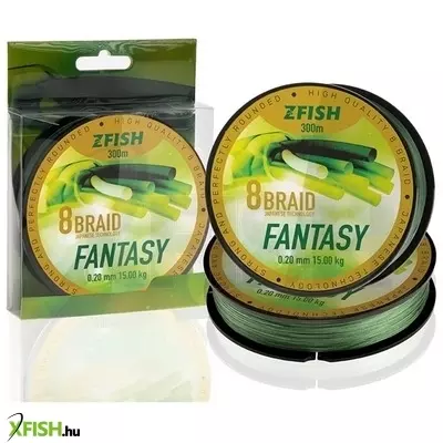 Zfish Fantasy 8-Braid Fonott Zsinór 300M 0,25mm 18,5Kg