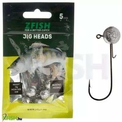 Zfish Mustad Premium Jig Horog 15g 5.0-ás 5db/csomag