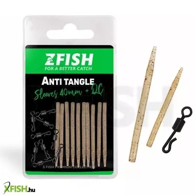 zfish anti tangle set sleeves gubancgátló szett 60mm 10db/csomag