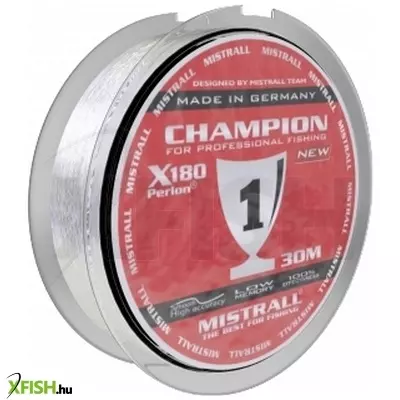 Mistrall Champion Strong Grey Feeder Match Monofil Előkezsinór Szürke 30 m 0,10 mm 1,85 kg